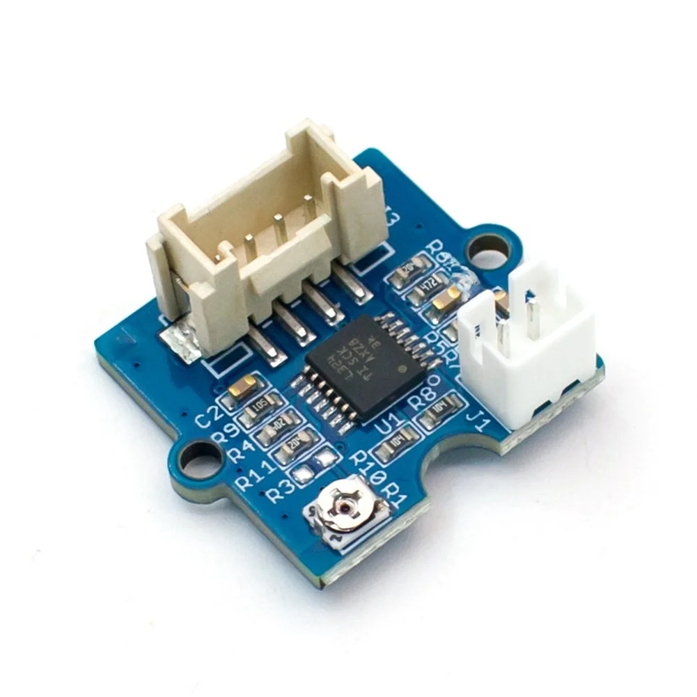Skin Resistance Sensor For FOR Arduino Projects Featuring Grove Connector Interface and Real-Time Conductivity Monitoring