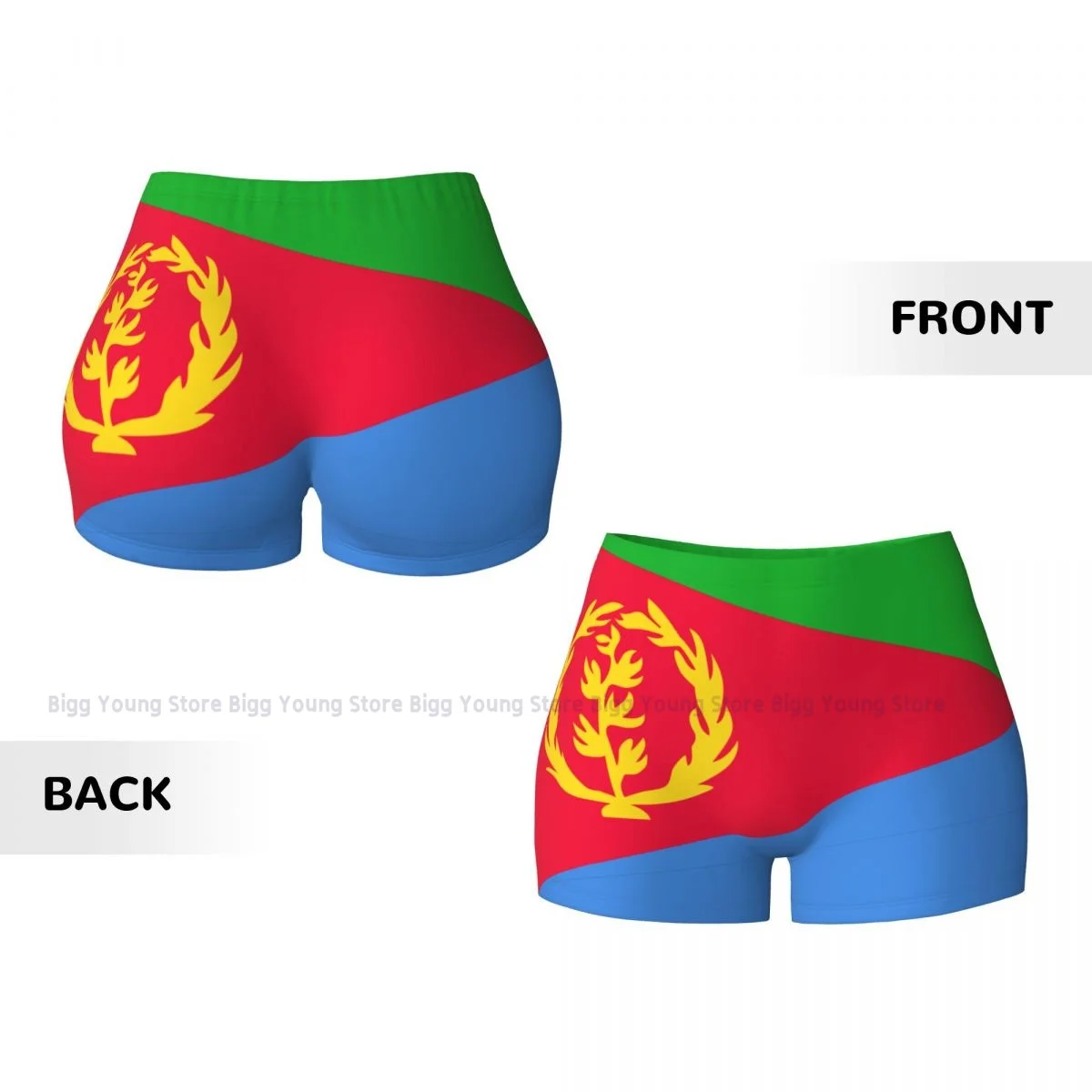 Mulheres yoga shorts bandeira da eritreia shorts de treino de fitness de secagem rápida senhoras yoga ginásio correndo booty shorts calças esportivas
