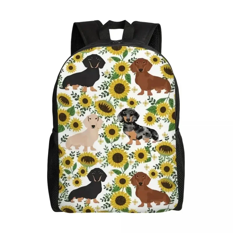 Badger Sausage Dog Laptop Backpack Men Women Casual Bookbag For College School Students Dachshund Puppy Bag MN1