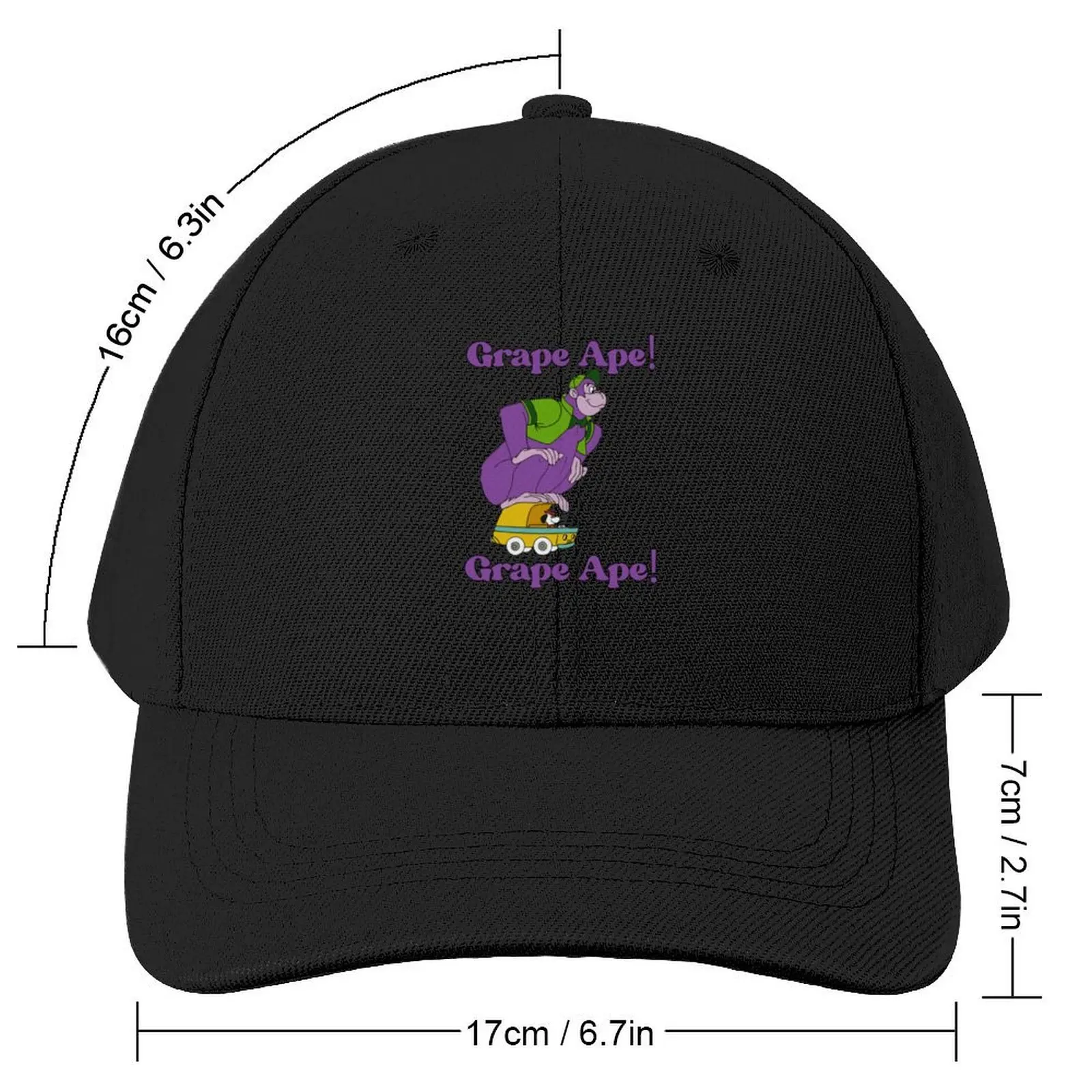 Grape Ape Baseball Cap Anime Hat party Hat Fashion Beach Boy Child Women's