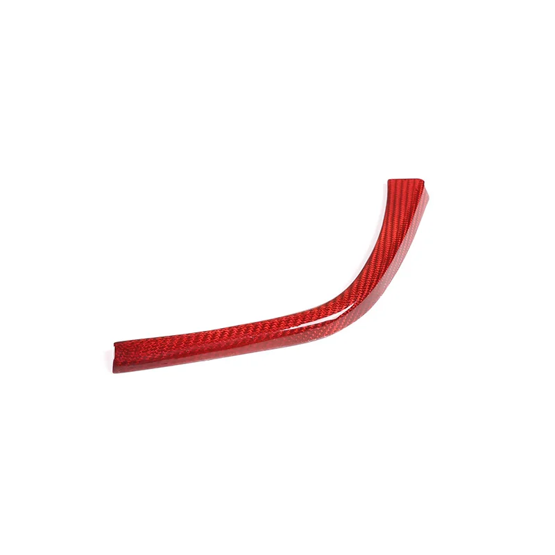 Bandes latérales de changement de vitesse en forme de L pour BMW, en Fiber de carbone réelle, accessoires d\'intérieur L/RHD, pour modèles F80, F82,