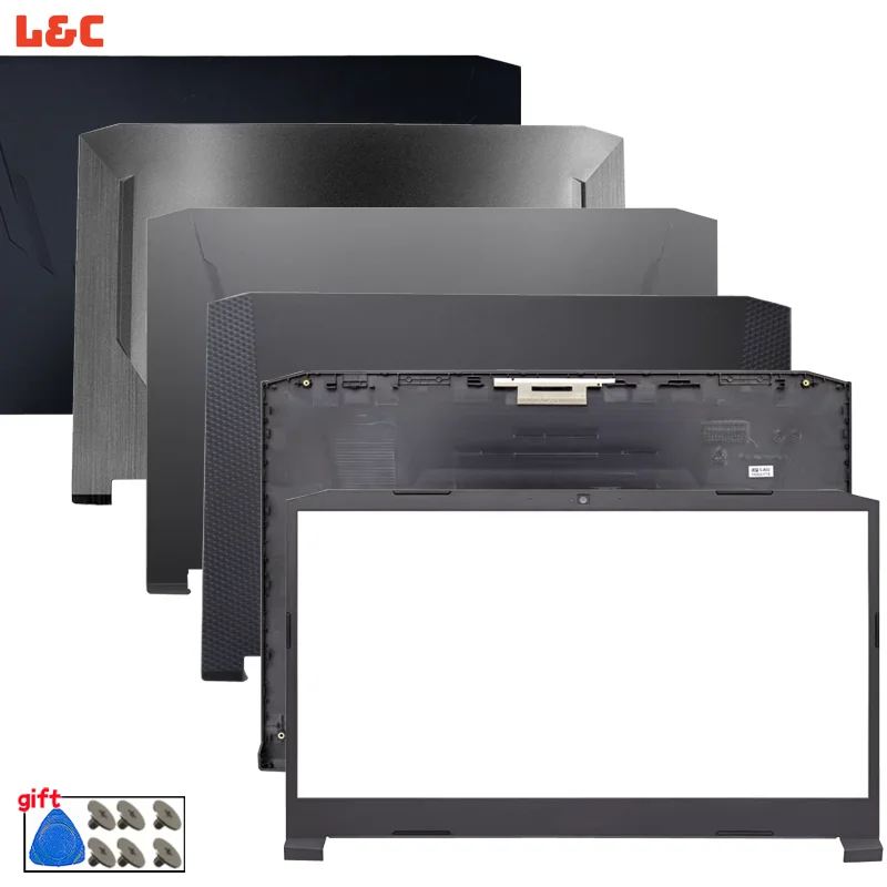 For Nitro 5 AN515-54 AN515-55 AN515-56 AN515-57 N20C1 Rear Lid Back Cover/Front Bezel/Palmrest/Bottom Case Computer Replace Part
