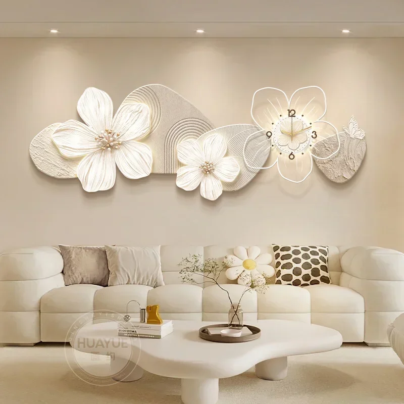 Interior Mural Wall Clocks Large Modern Bedrooms Aesthetic Design Wall Watch Fashion Minimalist Horloge Murale Home Decoration