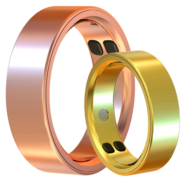 

Smart Ring Vibarte Call Text Notifications Body Temperature Heart Rate Steps Menstrual Cycle Tracker Charging Case Waterproof