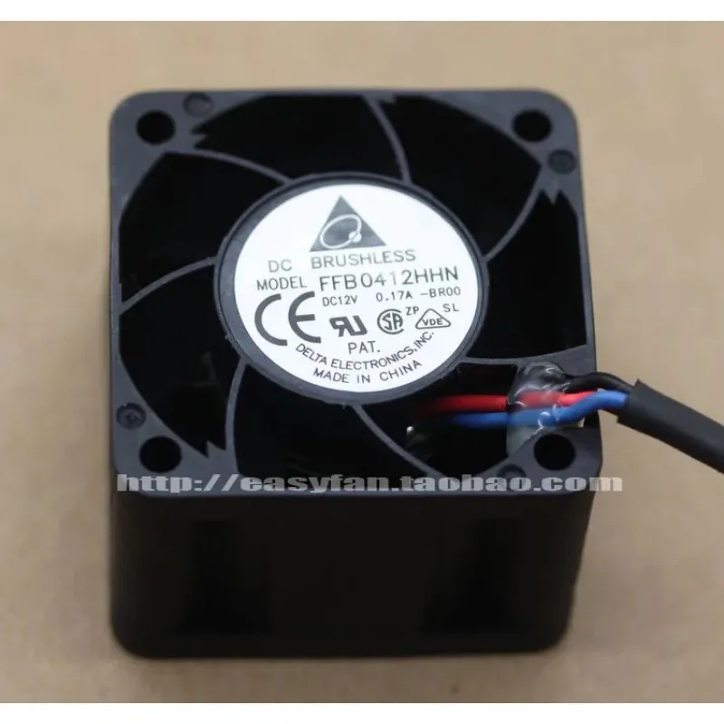 JFG For DELTA FFB0412HHN 4028 4cm 12V 0.17A 3PIN 1UServer Cooling Fan