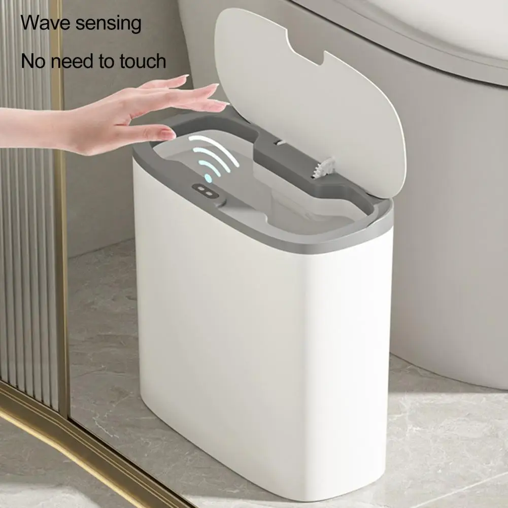 

9-12L Smart Trash Can Automatic Sensor Dustbin Electric Waste Bin Waterproof Wastebasket For Kitchen Bathroom Recycling Trash