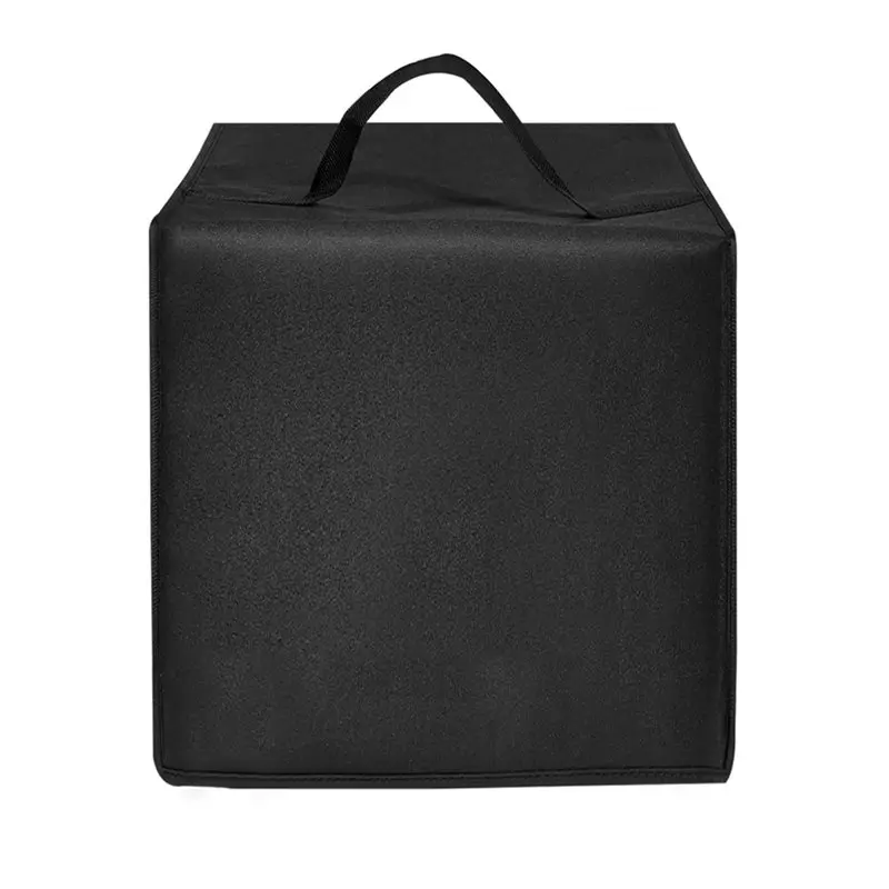 A76I-Espresso Machine Dust Cover Nylon Waterproof Anti-Static Coffee Maker Lid Case,Black