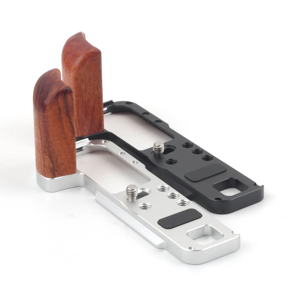 أفضل قبضة اليد لوحة الإفراج السريع لكاميرا Fujifilm X100VI Arca ترايبود جبل مقبض خشبي قبضة الخشب صالح فوجي X100 VI RRS