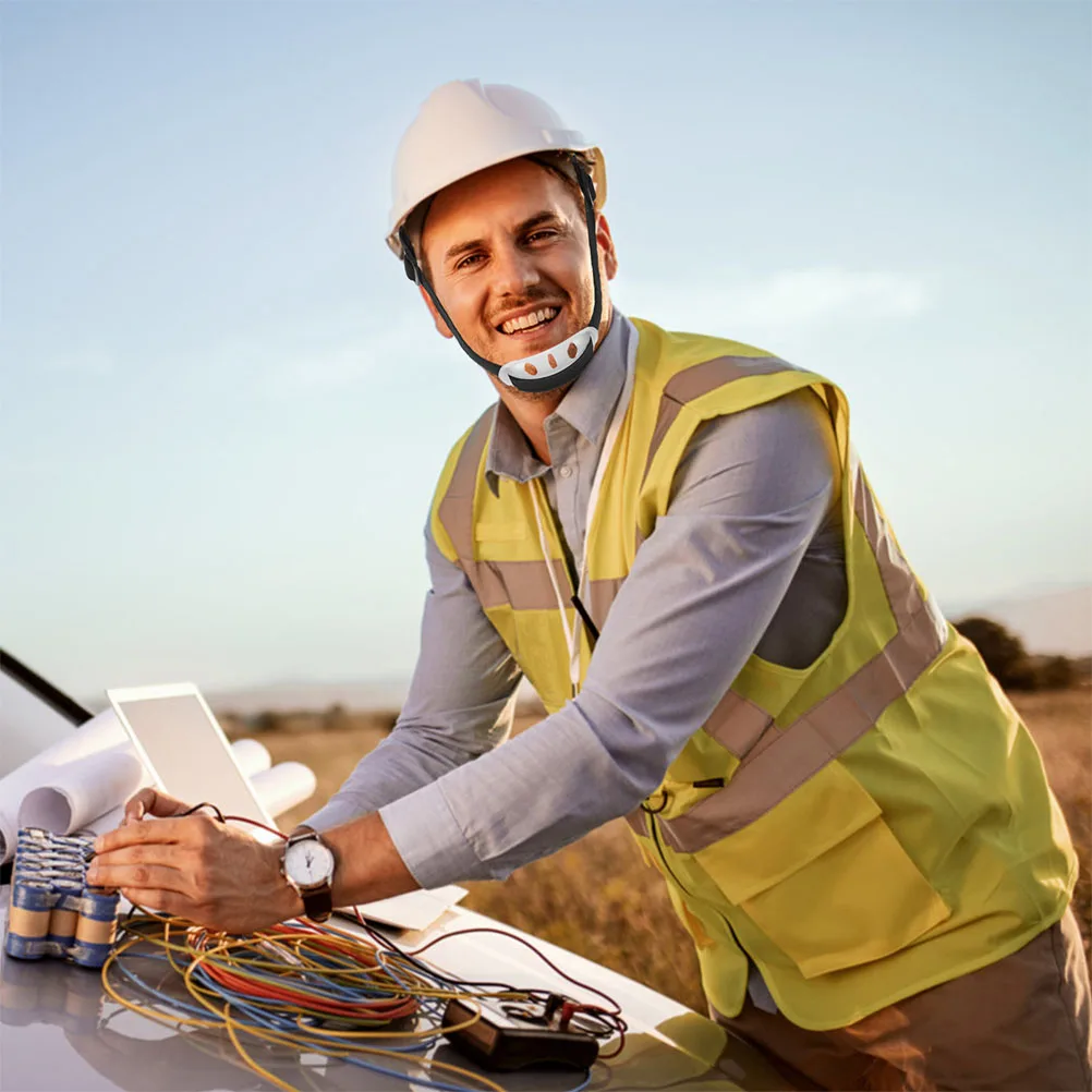 

5Pcs Hard Hat Chin Strap Safety Elastic Adjustable Band with Protective Chin Cup for Work Outdoors Football Chinstrap