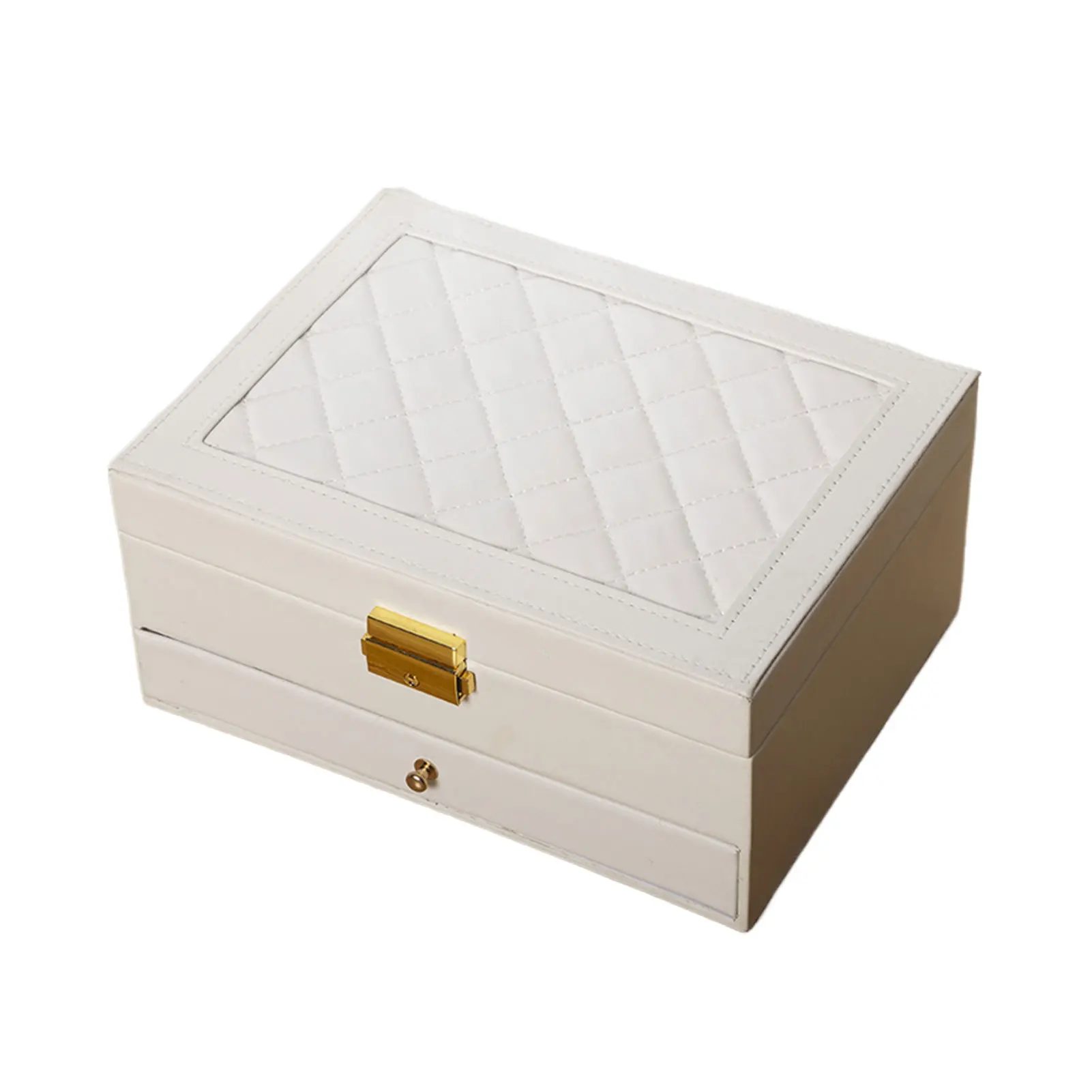 

Портативная водонепроницаемая коробка для ювелирных изделий из искусственной кожи, прочная коробка для колец, кожаная коробка, большой вместительный органайзер для ювелирных изделий, переноска