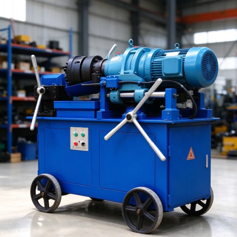 Electric Rebar Thread Rolling Device Stable Steel Bar Thread Making Machine for Bridge and High-rise Building Reinforcement Work
