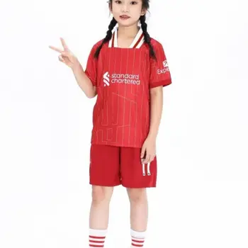 aldult children's clothing set Football sport Uniforms  11 M.SALAH Fans Jersey  Training wear games kits Leisure shirt