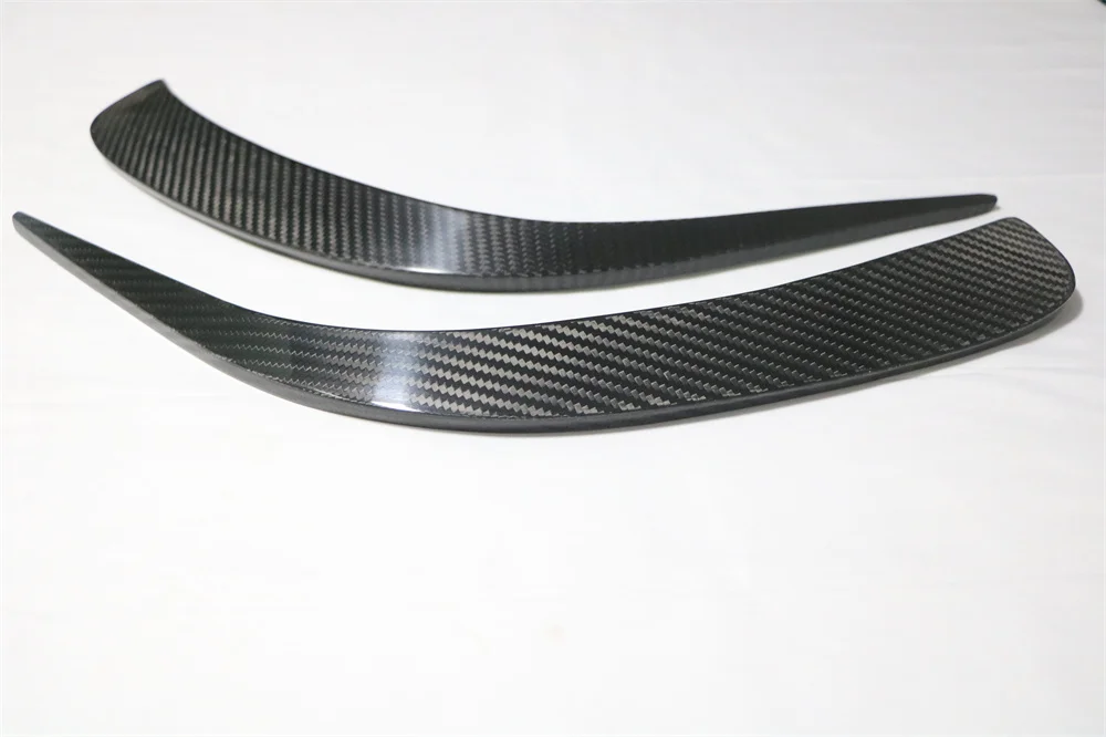

Carbon Fiber For Benz GLE Class W167 GLE350 GLE450 GLE53 For AMG Sport SUV 2020 Front Bumper FogLamp Fins Splitter Body kit