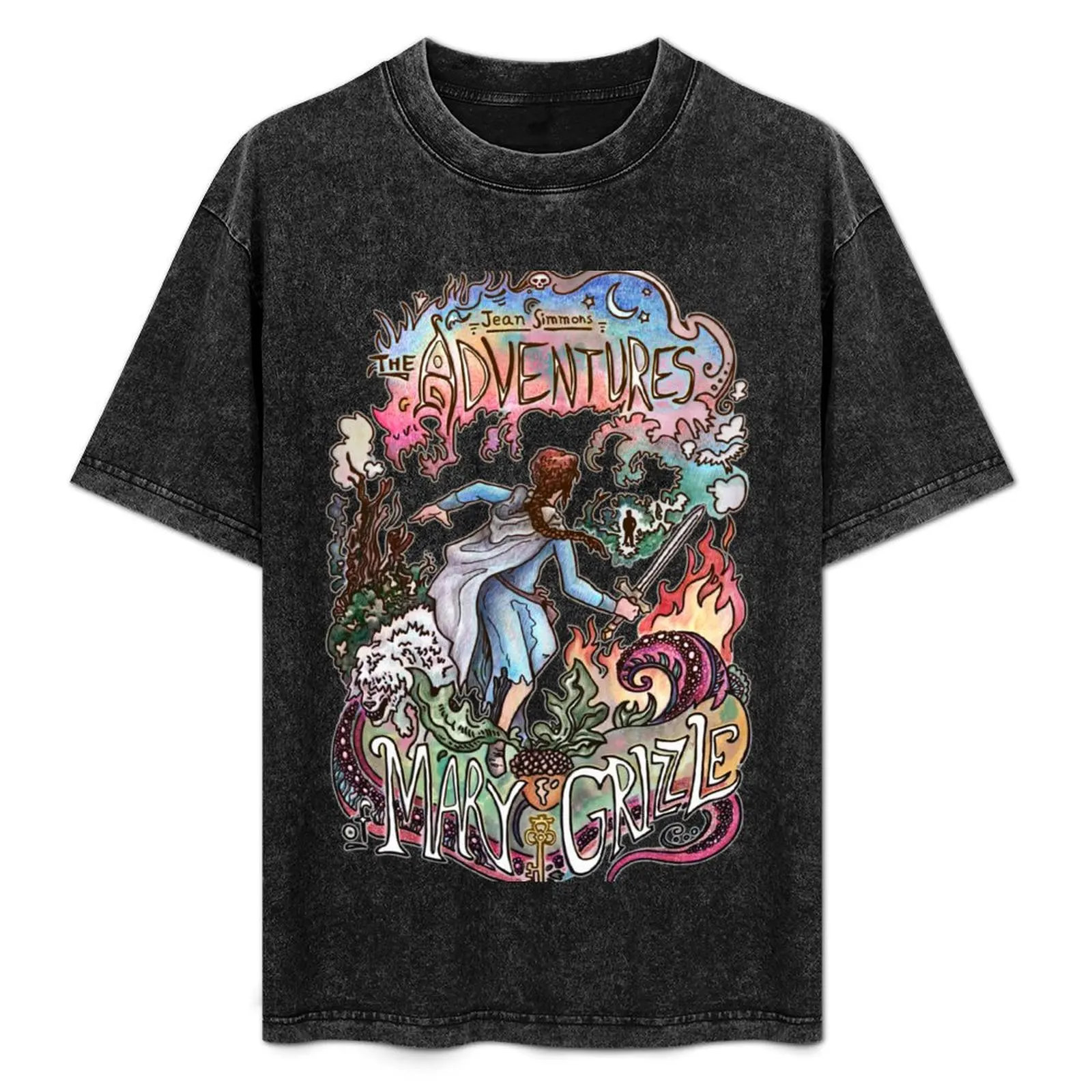 

The Adventures of Mary Grizzle Illustration T-Shirt Halloween Theme T-Shirt
