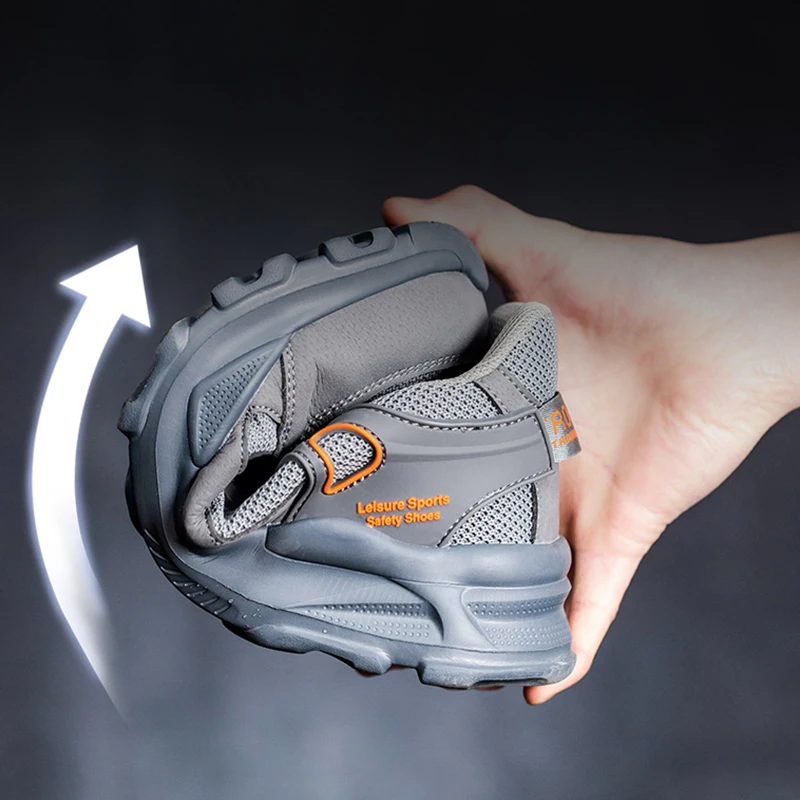 Safety Shoes Steel Head Impact Resistant Puncture insulation Lightweight Anti slip Men's Work boots