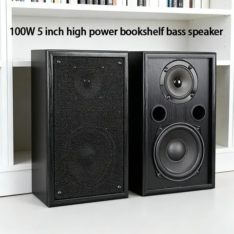 5 Zoll Passive Lautsprecher 100 W Bluetooth Sound Box Holz Verdicken Audio Wand-Montiert Lautsprecher USB SD Für Karaoke KTV Song Desktop