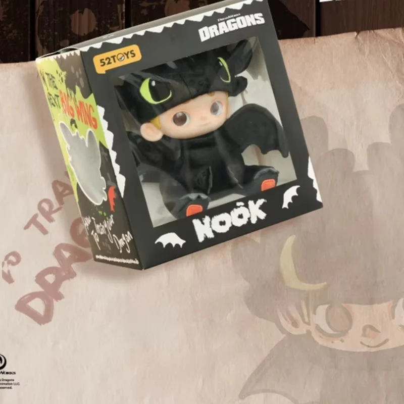 Nook ヒックとドラゴン トゥースレス人形 100% 正規品 共同ブランド ハンギングカードフィギュア ペンダント タイドプレイ人形 子供用ギフト