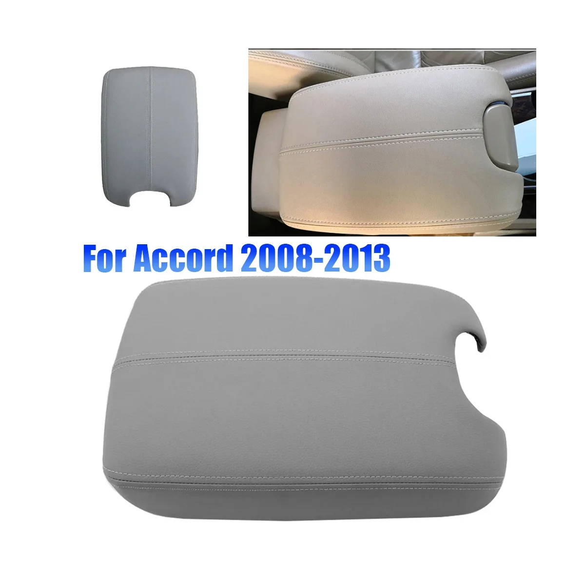 Gray Armrest Box Cover Trim Panel 83450-TB0-H01 for Honda Accord 2008-2013 Car Center Console Handrail Case Lid