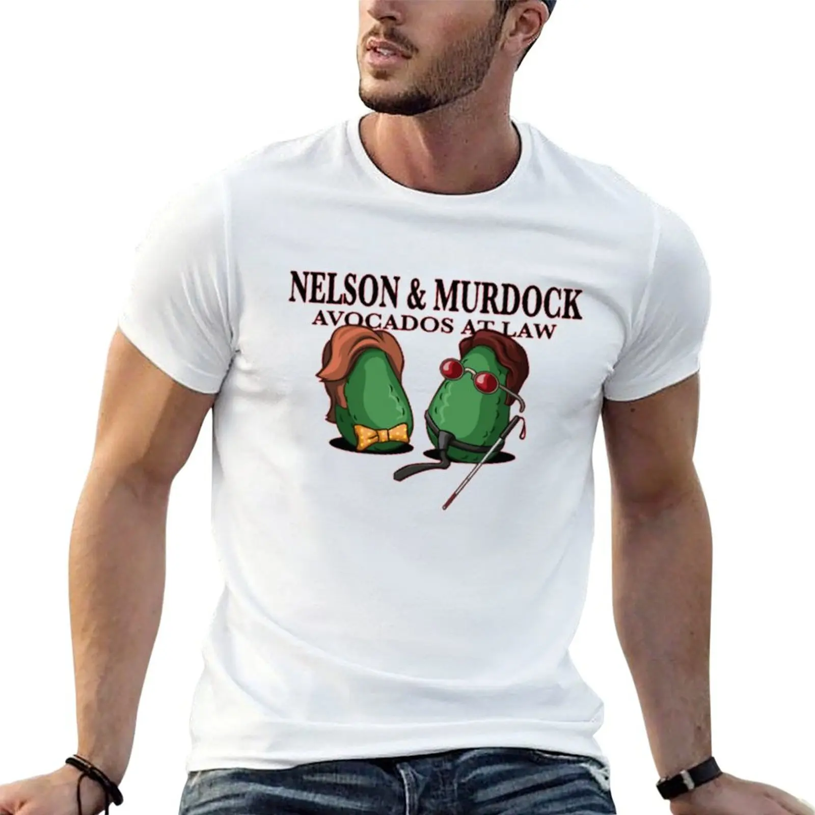 

T-Shirt shirts cotton Avocados fit Nelson t Murdock: & man shirt heavy t man Law slim for at