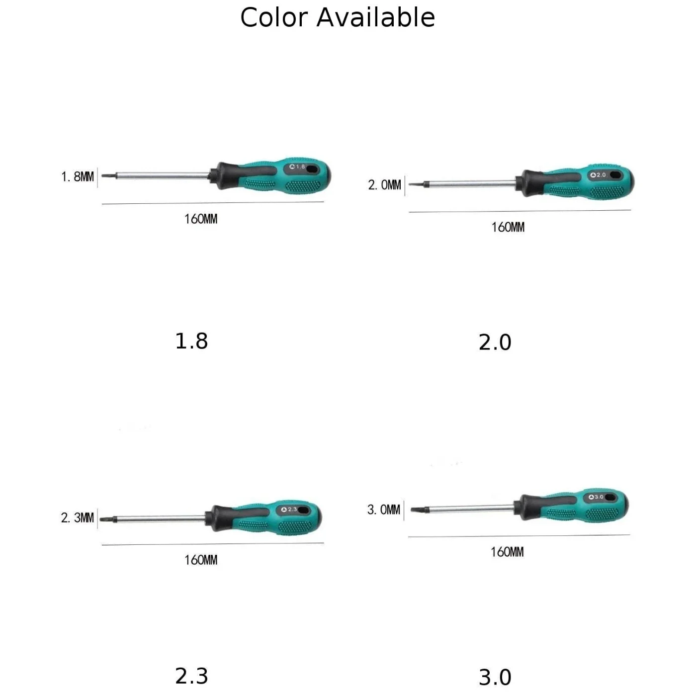 1pc Y-shaped Triangle Screwdriver 1.8/2.0/2.3/3.0mm Magnetic Triangle Head Screwdriver Multi-function Screwdriver Hand Tool