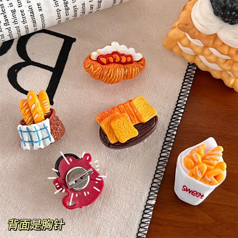 Duckbill Clip Simulated Food Hair Clip Geometry Headwear Simulated Bread Duckbill Clip Bangs Clip Hair Accessories