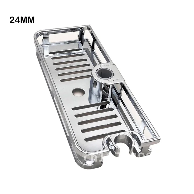 Shower Shelves Bathroom Tray Drain Racks No Drilling Lifting Rod Removable Stand Soap Holder Storage Rack Tray Shelf Shower Sta