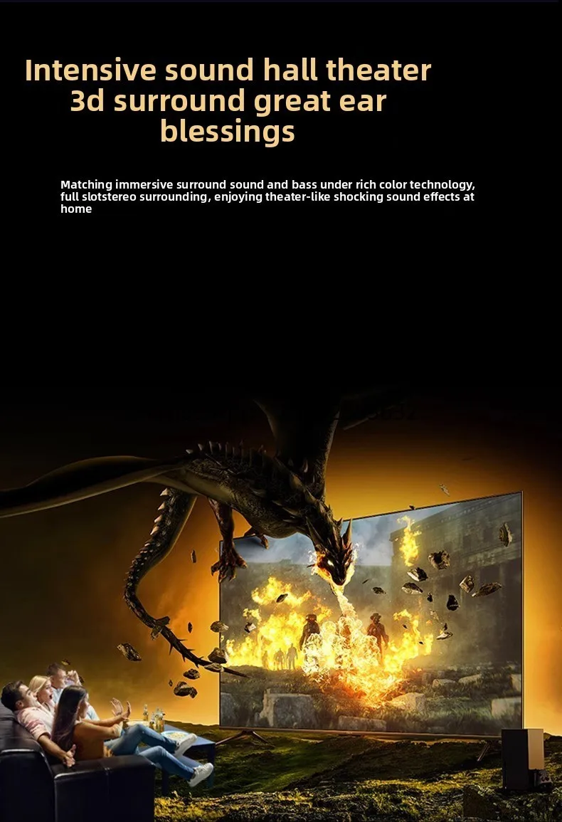 تلفزيون بروتوكول إنترنت ذكي للمنزل عالي الوضوح بدقة 4K LCD مقاوم للانفجار #5