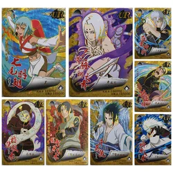 Anime NARUTO Rare UR Refraction Foil Fuu Kimimaro Senju Tobirama Uchiha Fugaku Toys for boys Collectible Cards Birthday Present