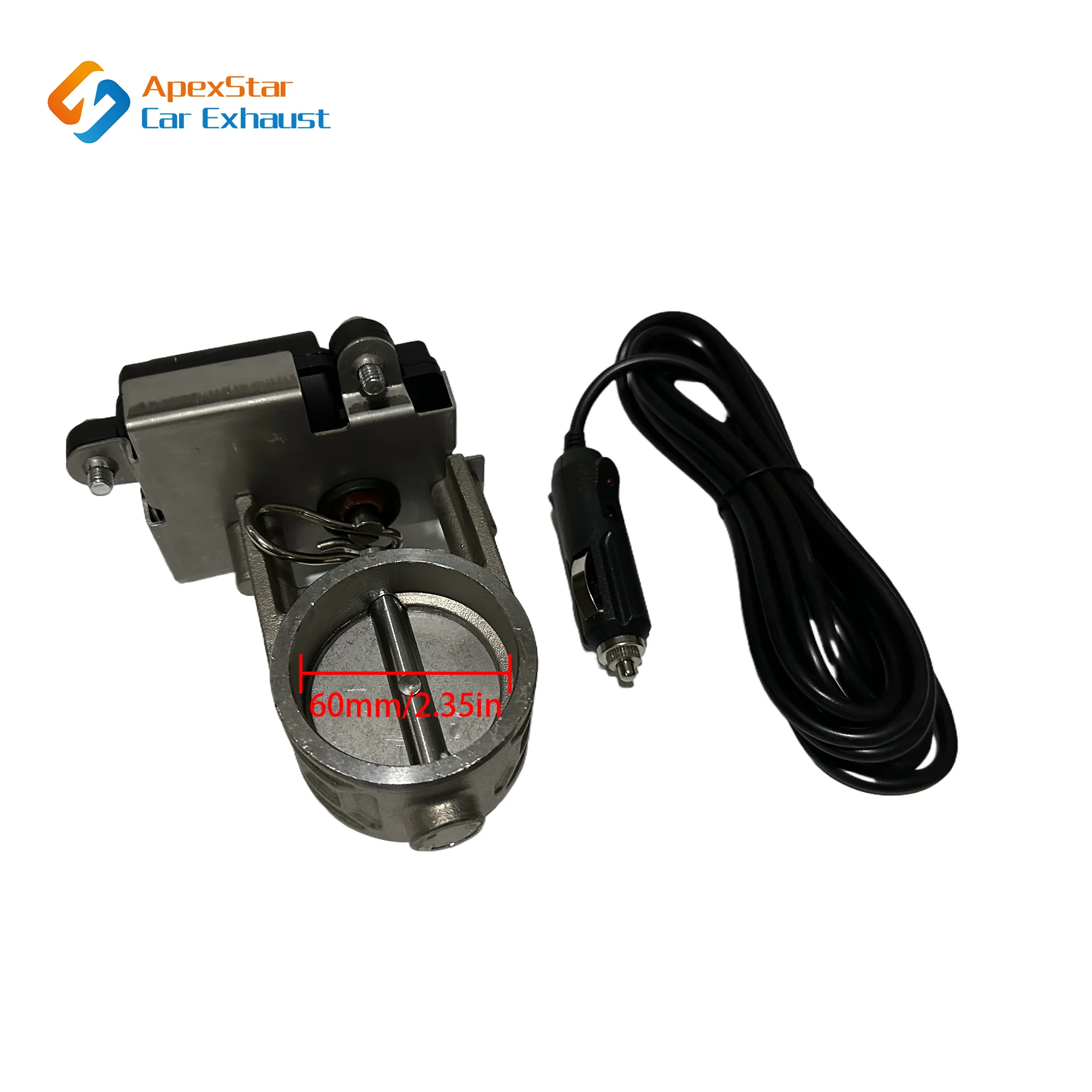 Kit de Valve électronique pour tuyau d'échappement, Mode multi-angle universel, dispositif de contrôle de 60 MM, Kit de télécommande, interrupteur de contrôleur