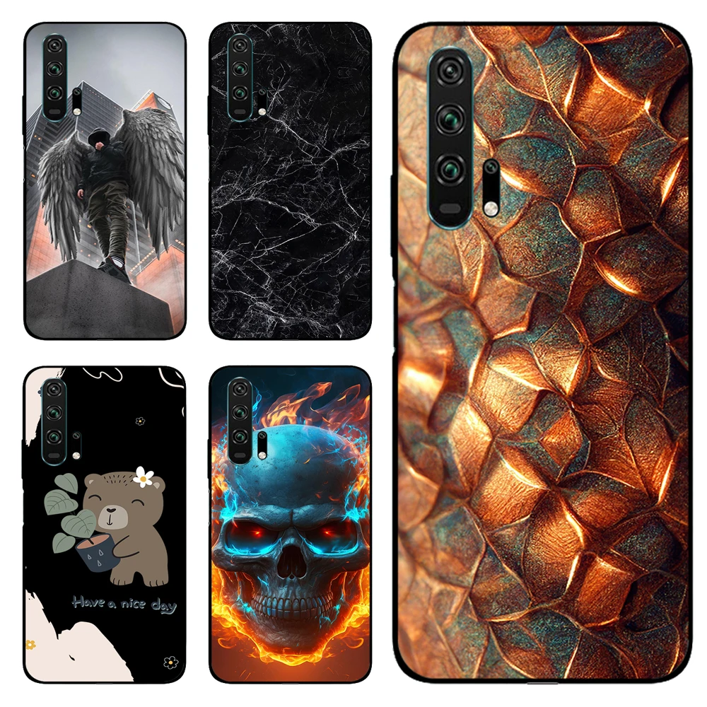 Чехол для Honor 20 Pro, чехол для Huawei Honor 20 Pro, роскошный мультяшный силиконовый чехол для телефона Honor 20 Pro, задняя крышка 6,26