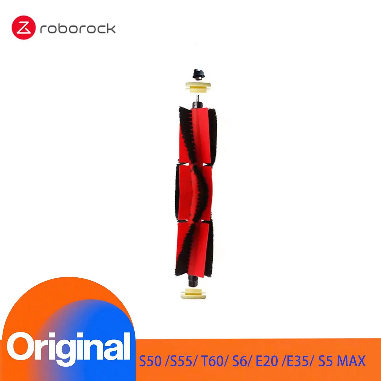 فرشاة أصلية قابلة للفصل لـ Roborock S50/ S55 /T60 /S6 /E20/ E35 /S5 MAX فرشاة رئيسية Roborock S5 جهاز آلي لتنظيف الأتربة فرش