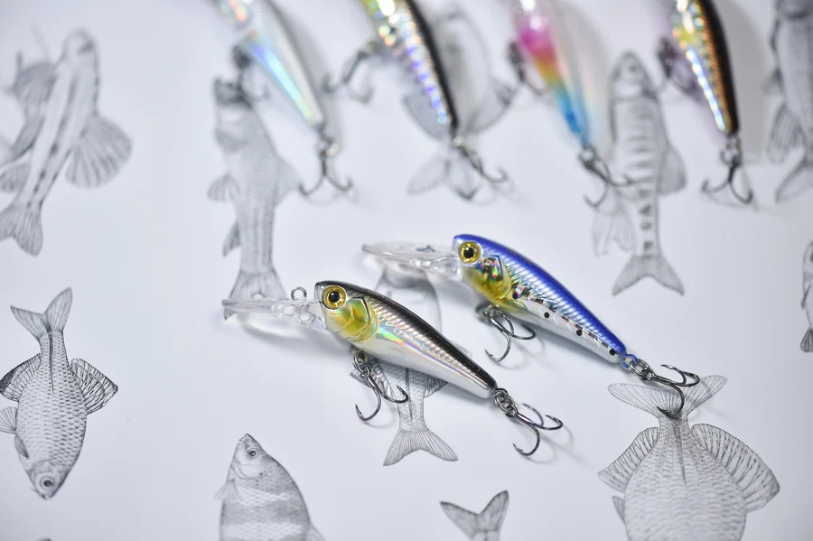 1Pcs Schwimmende Angeln Lockt Minnow Harten Köder 40mm 3g Hochfrequenz Schaukel Wobbler Crankbait Karpfen Barsch stecker Angelgerät – Detail 26