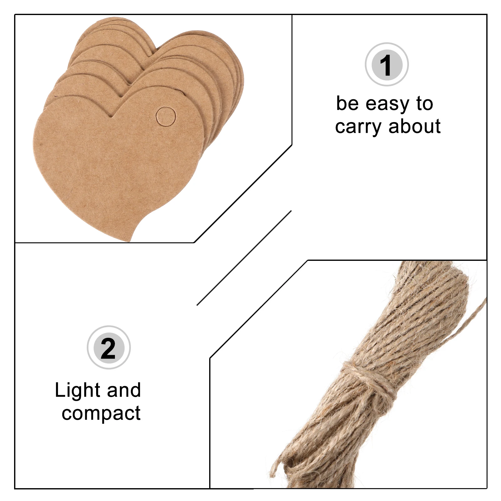 3 عبوات من علامات ورق الكرافت الفارغة على شكل قلب معلقة يمكنك صنعها بنفسك ملصقات هدايا لعيد الميلاد وسعر الحرف اليدوية وبطاقات الإشارات المرجعية للطلاب