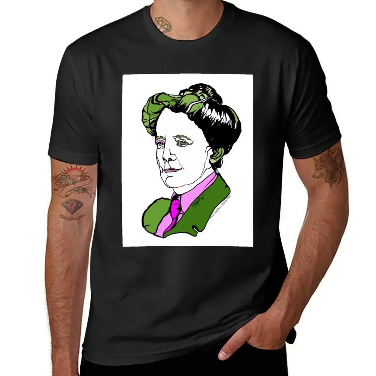 Ethel Smyth British Composer and Suffragette T-Shirt summer clothes cute tops mens white t shirts