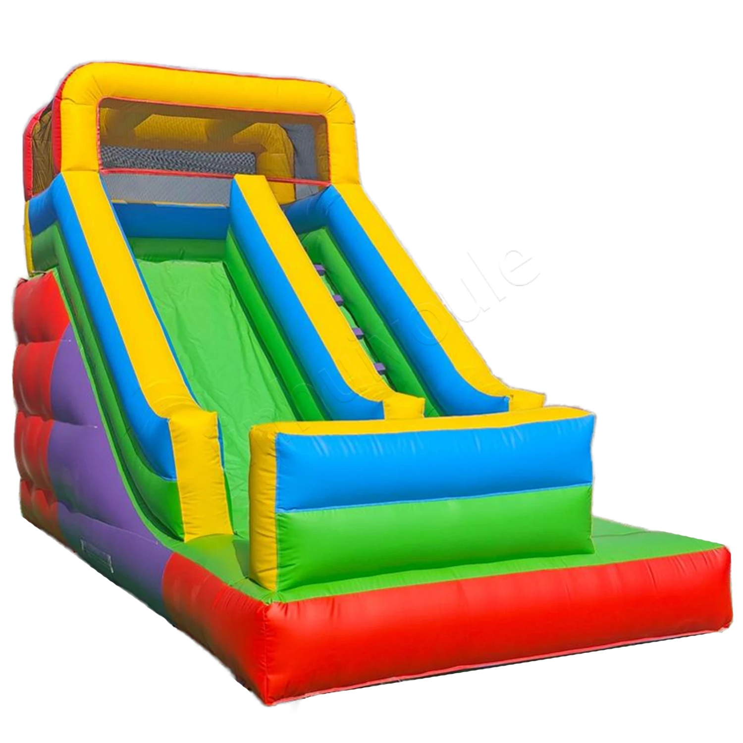 3*6 Meter PVC Inflatable Castle Customized Colors Indoor/Outdoor Commercial Slide Castle with Easy Setup and 100-500kg Capacity
