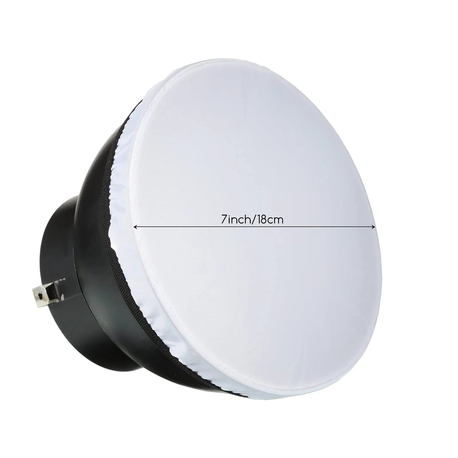 Circular Cloth Cover 18Cm 7-Inch Small Lamp Universal Film and Television Flash Cover Standard Photographic Light Cover Diffuser