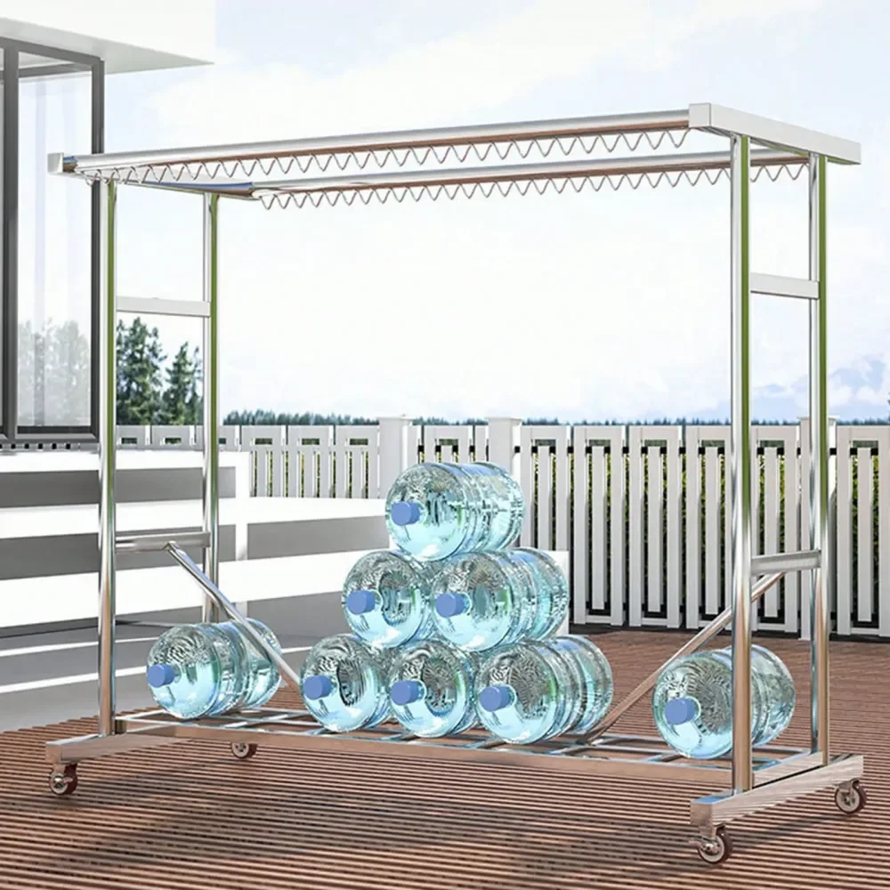 

Steel Heavy Indoor Floor Drying Rack,Laundry Drying Rack Stainless Steel, Clothes Rack Standard Practical Clotheshorse For Indo