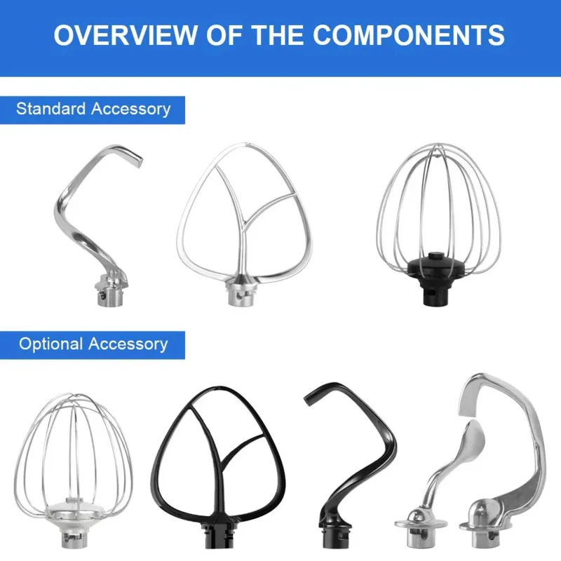 

Kitchen Food Processor Bread Cake Dough Electric Mixer Stand Machine AC Motor Super Silent