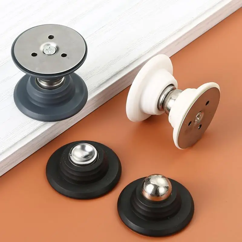 Magnetic RV Door Holder 2pcs Stainless Steel Door Stopper With Strong Magnetic Easy Installation RV Accessories Shockproof Door