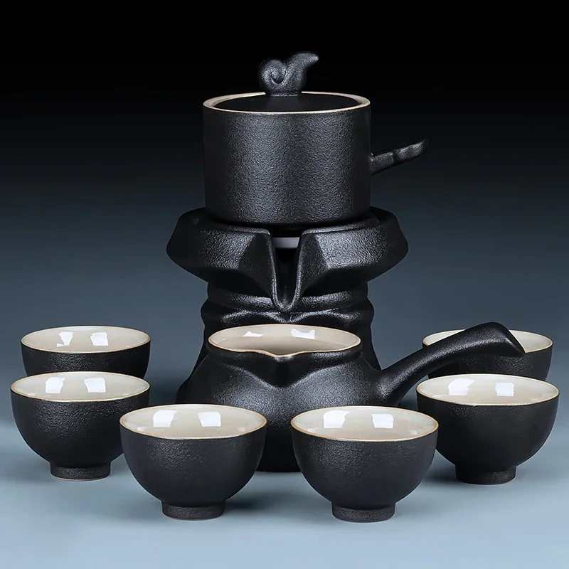 Chinese Tea Sets Traditional Mate Gourd Luxury Bone Tea Set Vintage Gaiwan Juego De Te Porcelana Porcelain YYY20XP