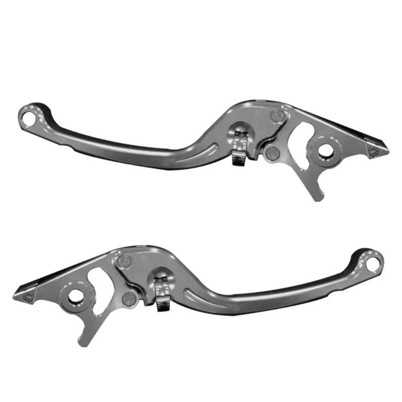 652F Left Right Clutch Brake Handle Levers Perch for Motorbike Scooters 1 Pair Handlebar Clutch Lever for Most Model