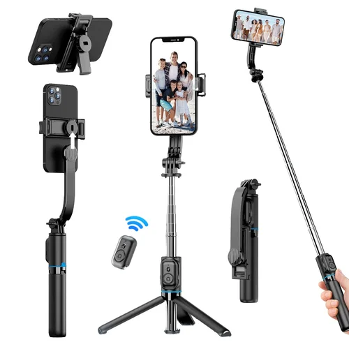 Palo De Selfie Extensible Con Soporte De Trípode Y Control