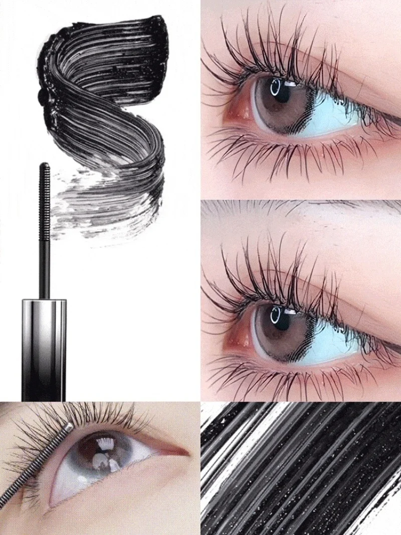 Anti-makeup Natural Thick Curling Mascara Black Beautiful Anti-Sweat Mascara Long Curling Anti-Makeup Waterproof Mascara