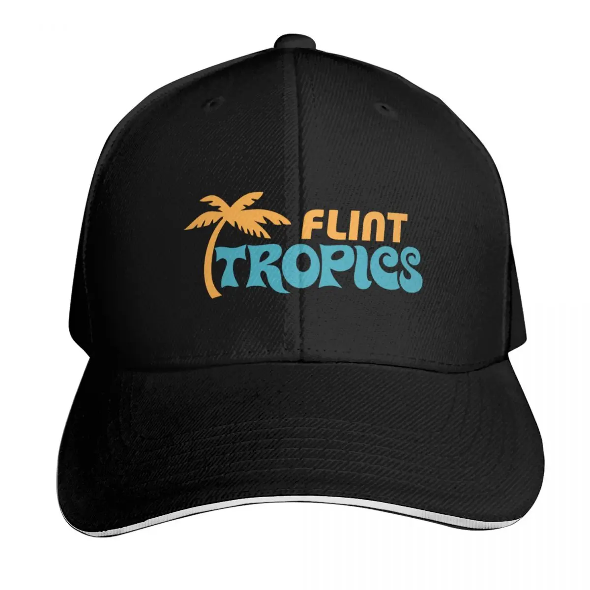 Flint Tropics Baseball Cap Lightweight Packable Gift for Him Her Casual Daily Wear