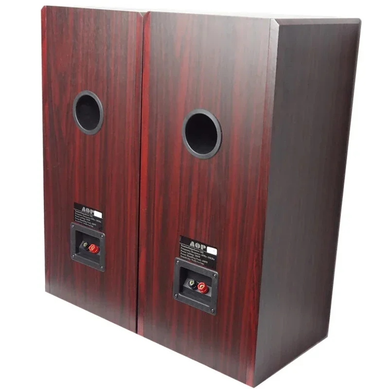 

8 Inch Bookshelf Amplifier Speaker Three-way Frequency Hifi LoudSpeaker Wooden Passive Front Home Theater Audio Sound Speaker
