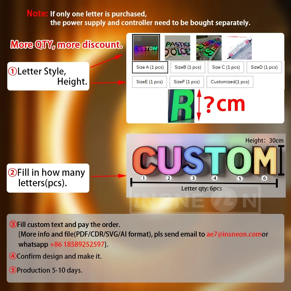 Custom RGB Metal LED Sign Wall Logo Luminous Letter Outdoor Company Store Light Signboard,Business 3D Acrylic Signage Decoration