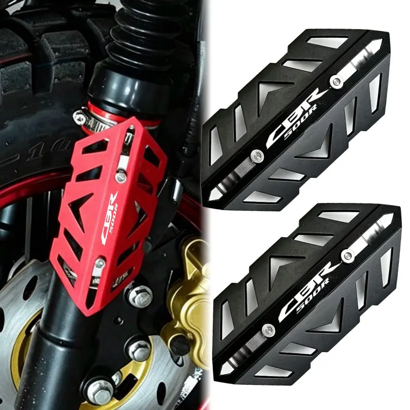 NEW Motorcycle for Honda CBR500R CBR 500R CBR 500 R Front Fork Protective Cover and Exhaust Pipe Decorative Cover CNC