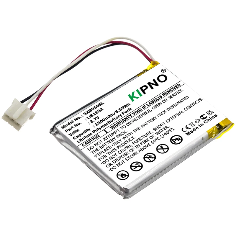 Li-Polymer Speaker Battery for Sony,3.7v,1500mAh,MDR-XB950N1 WH-CH700N SRS-WS1 SRS-X1,LIS1553(SY6) A-2215-026-A LIS1553HNPCS - view 3