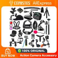 CERASTES Action Camera Accessory Kit for GoPro Hero 11/10/9/8/7/6/5/4 GoPro Max Fusion Insta360 AKASO DJI Osmo Action Cameras