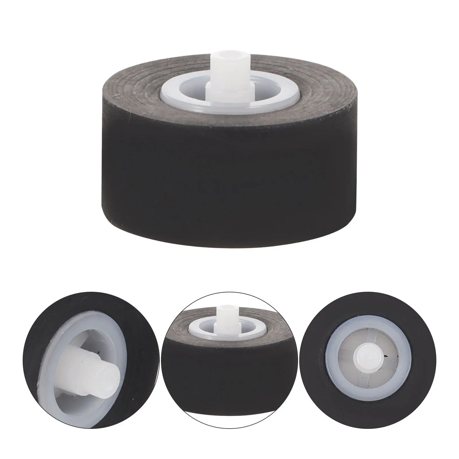 

3Pcs Rubber Bearing Roller Pinch Pulley for Tape Recorder Audio Radio Cassette Deck Video Player Replacement Repair Parts